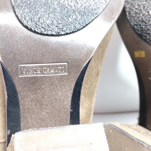 Vince Camuto Von Helyn Bootie l Brown l Leather Ankle Boot l Size 9 M - Picture 8 of 12